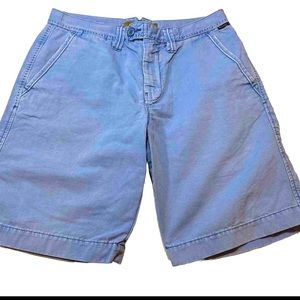 Halsey 44 Blue SHORTS size 32 Chino Cotton Casual Comfortable Men Bermuda Canvas
